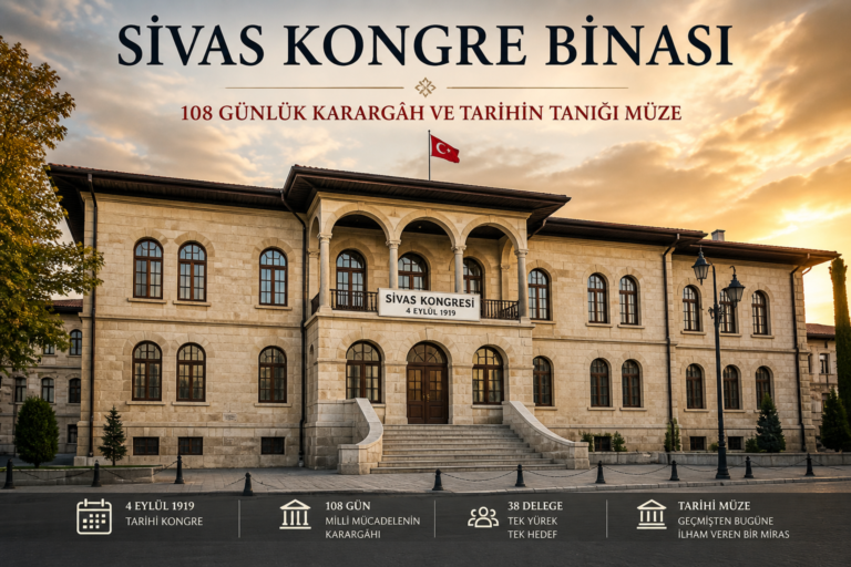 Sivas Kongre Binası dış görünüm tarihi müze binası